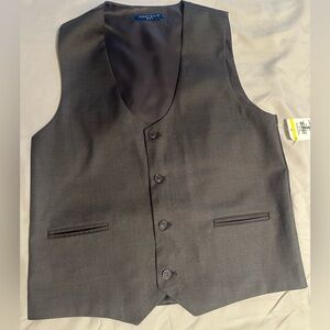 Perry Ellis Kids Gray Vest
